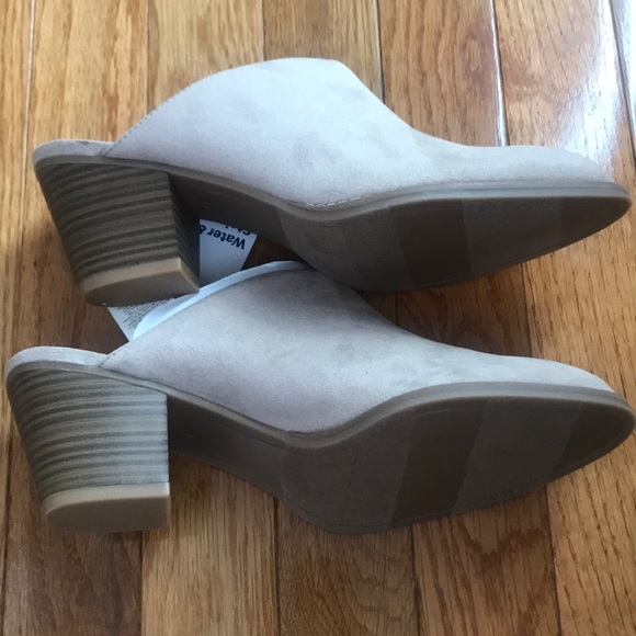 *Feature* NEW Mule Bootie Light Taupe Size 7 - Picture 3 of 5